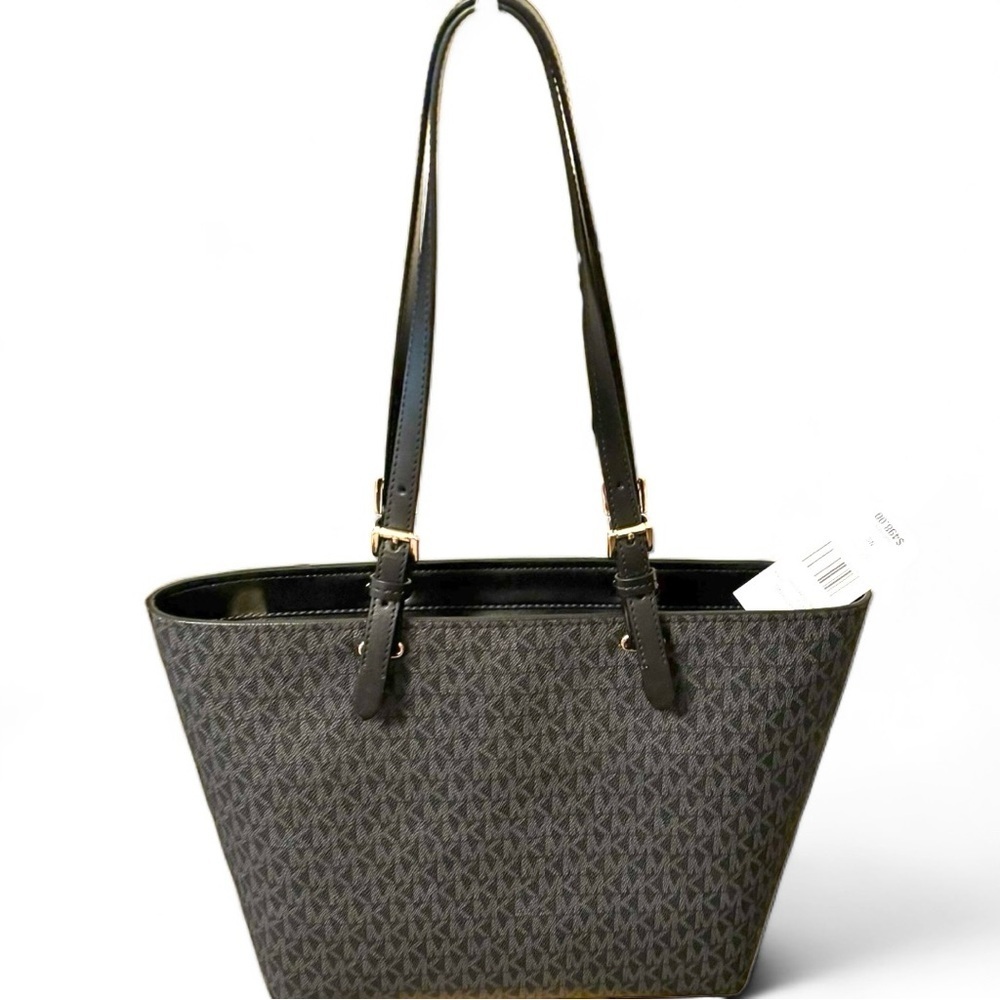 Michael Kors Jet Set  Pocket Tote Bag in Black
